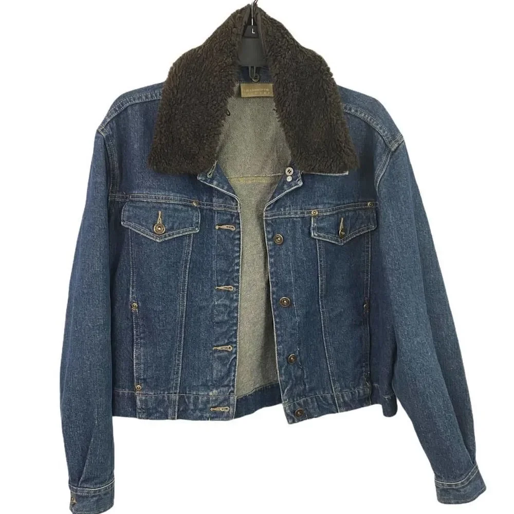 Liz Claiborne Jean Denim Jacket Size Medium